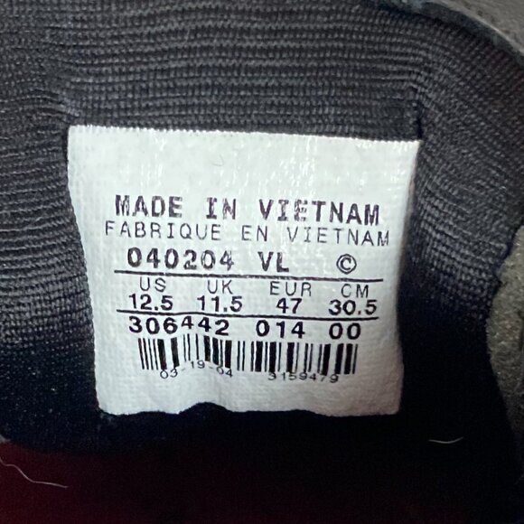 Nike Tiempo 750 Soccer Cleats Men's Size 12.5 Black Red White Leather 2004 - Picture 11 of 11